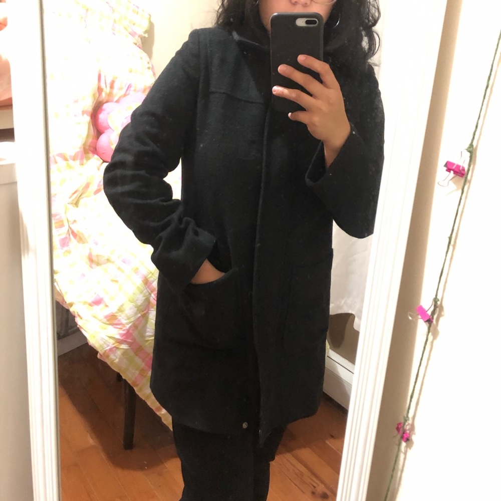 Black Wool Coat